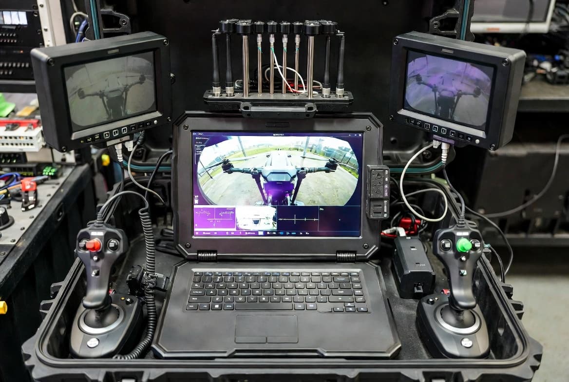 Field control station with redundant uplinks.